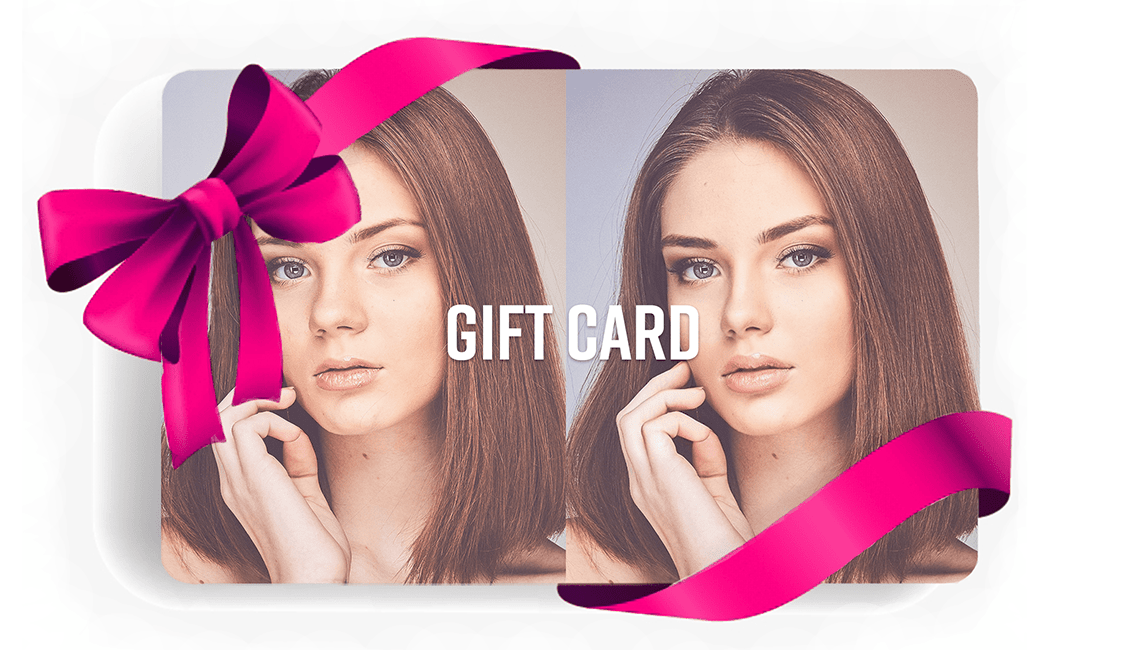 New Look U Plastic Surgery before and after gift card.